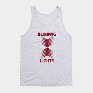 Blinding Lights, burgundy Tank Top